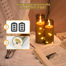 Carica l'immagine nel visualizzatore di Gallery, Forever Speed 5PCS Candele LED con Telecomando &amp; Timer, Dimmerabile Flameless Candele Led Fiamma Oscillante con Luci a S