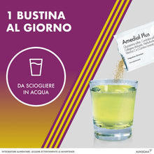 Carica l'immagine nel visualizzatore di Gallery, Amedial Plus, Integratore Alimentare per il Benessere delle Ossa e delle Cartilagini, 20 Bustine da 5mg da Sciogliere in