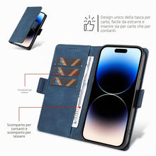Carica l'immagine nel visualizzatore di Gallery, ILING Cover per Motorola Moto G56 5G, Custodia a Premium Pelle PU Portafoglio Caso, Ultra Sottile Antiurto Flip Cover co