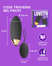 Carica l'immagine nel visualizzatore di Gallery, MySecretCase Ovetto Vibrante con Telecomando Vibratoreper Donna