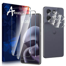 Carica l'immagine nel visualizzatore di Gallery, Anoowkoa 2+2 Pezzi Vetro Temperato per Motorola Moto G67/Moto G77/Moto G87 + Fotocamera Pellicola Protettiva,Protezione 