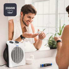 Carica l'immagine nel visualizzatore di Gallery, BLACK+DECKER BXSH2000E - Termoventilatore 2000W | 2 Livelli di Riscaldamento + Ventilatore | IP21 per Bagno | Termostato