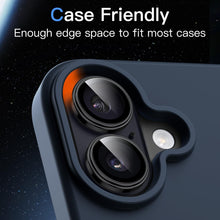 Carica l'immagine nel visualizzatore di Gallery, JETech Pellicola Protettiva Fotocamera per iPhone 17, Nero, 1 Set