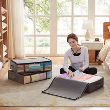 Carica l'immagine nel visualizzatore di Gallery, Lifewit Contenitori Sottoletto, Scatole Vestiti con Finestra Frontale Trasparente, Organizer per Armadi e Contenitori pe