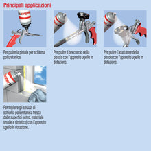 Carica l'immagine nel visualizzatore di Gallery, Fischer PUR 500 Pulitore per Pistola e per Schiuma Poliuretanica non Indurita, Solvente Schiuma Edilizia, 9286