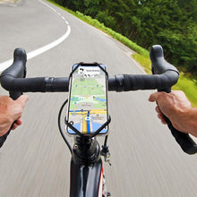 Carica l'immagine nel visualizzatore di Gallery, Porta Cellulare Bici, Supporto Smartphone Bici in Silicone, Supporto Telefono Bicicletta, Manubrio Anti-Vibrazione Unive