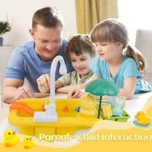 Carica l'immagine nel visualizzatore di Gallery, Ulikey Lavello per Bambini, Lavello Giocattolo con Acqua, Giocattoli da Pesca, Sistemi Automatici di Circolazione Dell'a