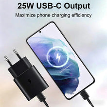 Carica l'immagine nel visualizzatore di Gallery, 25W Caricatore USB C Rapido per Samsung Galaxy A57 A56 A55 A54 A53 A36 A35 A26 A25 A16 A15 S26 S25 S24 S23 S22 S21 S20 F