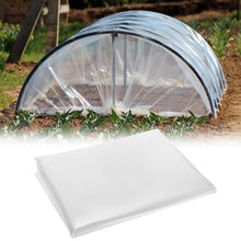 Carica l'immagine nel visualizzatore di Gallery, QWORK® 2 x 10 m Telo in Polietilene Impermeabile, Pellicola per Serra, Telo Plastica Trasparente, per Giardini, Edifici