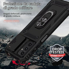 Carica l'immagine nel visualizzatore di Gallery, Cover per Samsung galaxy A13 5G / A04s con Vetro Temperato Custodia con Scorrevole Protezione Fotocamera Custodia Rotant