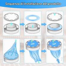 Carica l'immagine nel visualizzatore di Gallery, 6 Pezzi Ricarica Mangiapannolini, Sacchetti Mangiapannolini Compatibile con Maialino Foppapedretti Angelcare Tommee Tipp