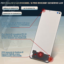 Carica l'immagine nel visualizzatore di Gallery, RongZy Schermo LCD per Realme 8 PRO RMX3081 / Realme 8 4G RMX3085 Sostituzione Display Digitizer Assembly Vetro di Ricam