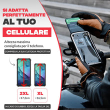 Carica l'immagine nel visualizzatore di Gallery, Shapeheart Porta Cellulare Moto per Specchietto con Custodia Staccabile