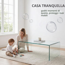 Carica l'immagine nel visualizzatore di Gallery, 80 Gommini Antiscivolo Adesivi per Vetro, 15mm x 2mm Distanziatori Trasparenti in PVC per Tavoli e Mobili, Paracolpi Ade
