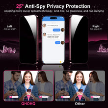 Carica l'immagine nel visualizzatore di Gallery, QHOHQ Pellicola Privacy per iPhone 18 Pro Max, 9H+ Vetro Temperato