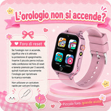 Carica l'immagine nel visualizzatore di Gallery, Smartwatch Bambini 13 Sveglie con 39 Giochi e Fotocamera