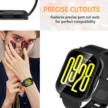 Carica l'immagine nel visualizzatore di Gallery, Hianjoo 5 Pack Cover con Vetro Temperato Compatibile per Xiaomi Redmi Watch 5 Active 【NON Per Watch 5 Lite】, Pellicola P