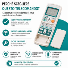 Carica l'immagine nel visualizzatore di Gallery, TALENTEC home | Telecomando di ricambio compatibile con i condizionatori Daikin. Telecomando di ricambio per condizionat