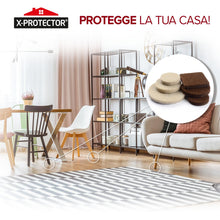 Carica l'immagine nel visualizzatore di Gallery, X-Protector Feltrini per gambe di mobili 133 pezzi, Marrone e Beige