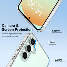 Carica l'immagine nel visualizzatore di Gallery, FLLAO Cover Compatibile con Samsung Galaxy S24 FE 5G con 3 Pellicola Vetro Temperato, Custodia Trasparente Ultra Sottile