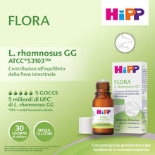 Carica l'immagine nel visualizzatore di Gallery, HiPP- HiPP Flora, Integratore Alimentare, Probiotico, Fermenti Lattici, Per l'Equilibrio della Flora Intestinale, Bambin