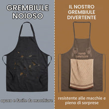 Carica l'immagine nel visualizzatore di Gallery, Grembiule da cucina divertente da uomo, apribile, con tasca nascosta, grembiule scherzo, grembiule divertente per barbec