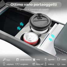 Carica l'immagine nel visualizzatore di Gallery, CDEFG Compatibile con Tesla Model 3 2025 Highland Console Centrale Portabicchieri, Silicone Supporto per Tazza Organizer