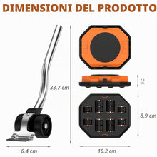 Carica l'immagine nel visualizzatore di Gallery, L'innovativo Sollevatore e Aliante per Mobili Pesanti, con controllo dell'altezza, sposta facilmente oggetti pesanti su 