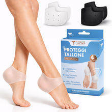 Carica l'immagine nel visualizzatore di Gallery, Copritalloni in Silicone Morbido Antisfregamento e Anti Vesciche, Protezione Tallone Ammortizzante, Lavabili e Riutilizz
