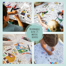 Carica l'immagine nel visualizzatore di Gallery, JEKA Tovaglia di Carta da Colorare per Halloween - Decorazioni e Attività per Bambini