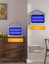 Carica l'immagine nel visualizzatore di Gallery, YISSVIC Lampada Antizanzare 4300V Zanzariera Elettrica 20W UV, con 2 Lampadine di Ricambio, Cassetto Estraibile, Manico 