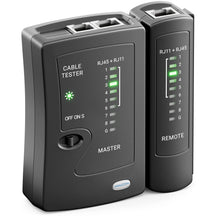 Carica l'immagine nel visualizzatore di Gallery, deleyCON Tester per Cavi di Rete RJ11 RJ12 RJ45 ISDN LAN Cavo di Rete Cavo Patch Tester per Cavi CAT6 CAT7 CAT8 Tester p