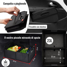 Carica l'immagine nel visualizzatore di Gallery, achilles Organizer Bagagliaio Auto - 23L Portaoggetti Pieghevole - Accessori Auto Interno - Organizer Macchina Spazioso 