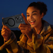 Carica l'immagine nel visualizzatore di Gallery, XTCASE Cover Magnetica per Xiaomi 13T / 13T Pro Traslucida Opaca, Nero