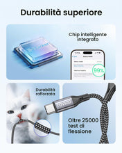 Carica l'immagine nel visualizzatore di Gallery, RAVIAD Cavo USB Type-C [USB 3.0, 1M], Cavo USBC Ricarica Rapida 3A QC 3.0