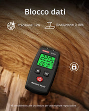Carica l'immagine nel visualizzatore di Gallery, Misuratore di Umidità, Wintact Rilevatore di Igrometro Digitale Tester con Sonda Pin per Legni, Muri, Pietra
