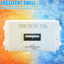 Carica l'immagine nel visualizzatore di Gallery, 3 pezzi modulo di alimentazione USB: presa di ricarica USB da 2,1 A, adattatore di commutazione, presa da 220 V su trasf