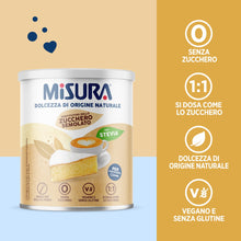Carica l'immagine nel visualizzatore di Gallery, Misura Pasticceria Stevia Dolcificante in Cristalli Finissimi, 500g