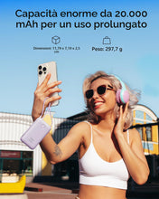 Carica l'immagine nel visualizzatore di Gallery, VIYISI Power Bank 20000mAh Caricatore Portatile 30W con Cavi Integrati