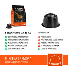 Carica l'immagine nel visualizzatore di Gallery, CAFFÈ TORALDO | Capsule Compatibile Dolce Gusto* (100 Unità, Miscela Cremosa)