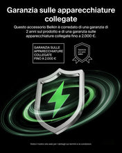 Carica l'immagine nel visualizzatore di Gallery, Belkin SmartProtect Caricatore USB C a 2 Porte 67W, Doppio Caricabatteria GaN con 2 Porte USB-C, Ricarica Rapida per Mac