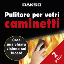 Carica l'immagine nel visualizzatore di Gallery, RAKSO Pulitore per vetri e caminetti e stufe Spugna – Pulitore caminetti – stufe e pulitore per vetri caminetti – 2 pezz