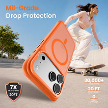Carica l'immagine nel visualizzatore di Gallery, ORNARTO Cover per iPhone 18 Pro Magnetica Antiurto Opaca, Arancione