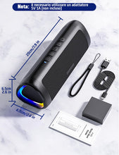 Carica l'immagine nel visualizzatore di Gallery, UOHHBOE Cassa Bluetooth Potente 30W Altoparlante Portatile RGB