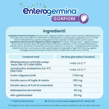 Carica l'immagine nel visualizzatore di Gallery, Enterogermina Gonfiore Fermenti Lattici Probiotici e Prebiotici, 20 Bustine