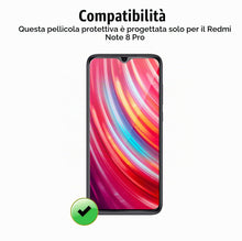 Carica l'immagine nel visualizzatore di Gallery, Vetro Temperato per Xiaomi Redmi Note 8 Pro [3 Pezzi] Vetrino Protettivo Pellicola Protezione Schermo