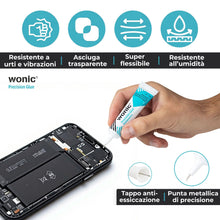 Carica l'immagine nel visualizzatore di Gallery, Colla Schermo Smartphone WONIC – Colla di Precisione per Display Smartphone e Cellulari – Adesivo Flessibile di Precisio