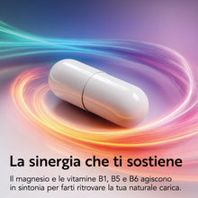 Carica l'immagine nel visualizzatore di Gallery, Magnesio Citrato PiùLife con Vitamine B1 B5 B6, 240 Capsule
