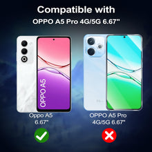 Carica l'immagine nel visualizzatore di Gallery, Phoona Vetro Temperato per OPPO A5 Pro 4G/5G, 2 Pezzi Pellicola Protettiva + 2 Pezzi Pellicola Fotocamera Protezione, Du
