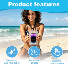 Carica l'immagine nel visualizzatore di Gallery, 10 Pz Universale Cover Subacquea, 6,8–7,2 pol.,Per Nuoto, Immersioni,